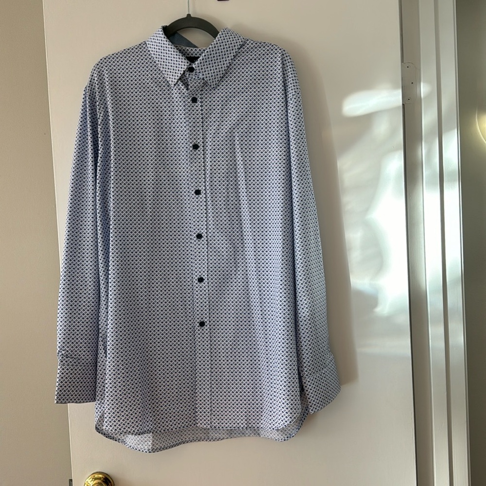 WRK Men’s Dress Shirt Size 18 Regular fit